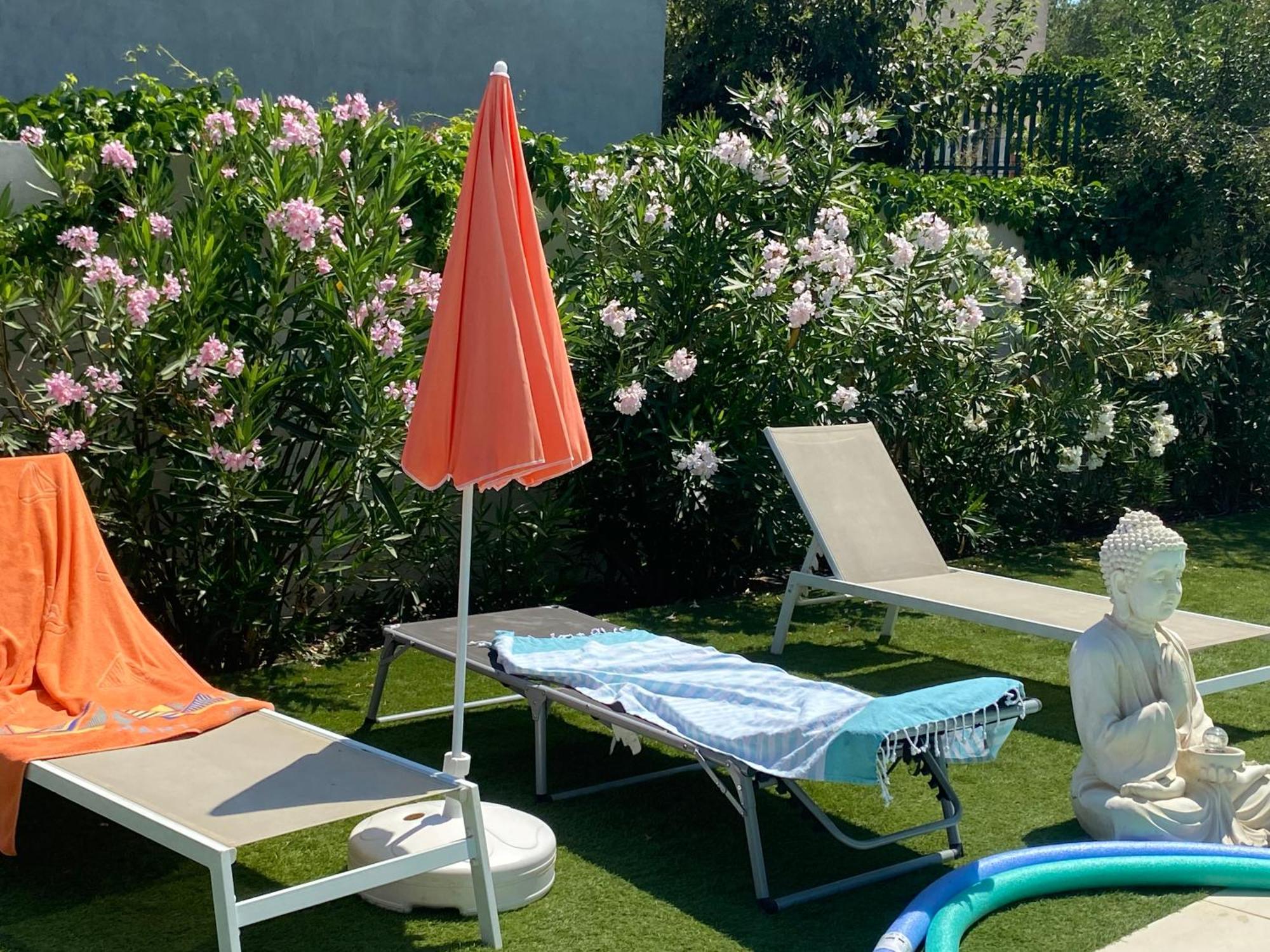 Gite climatisé pour 4 personnes avec piscine dans les hauteurs de Bollène Esterno foto